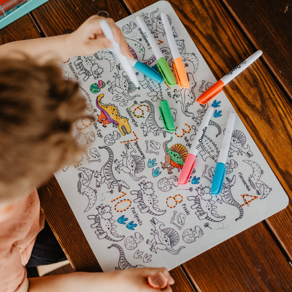 DinoRoar Colouring Mat - 123