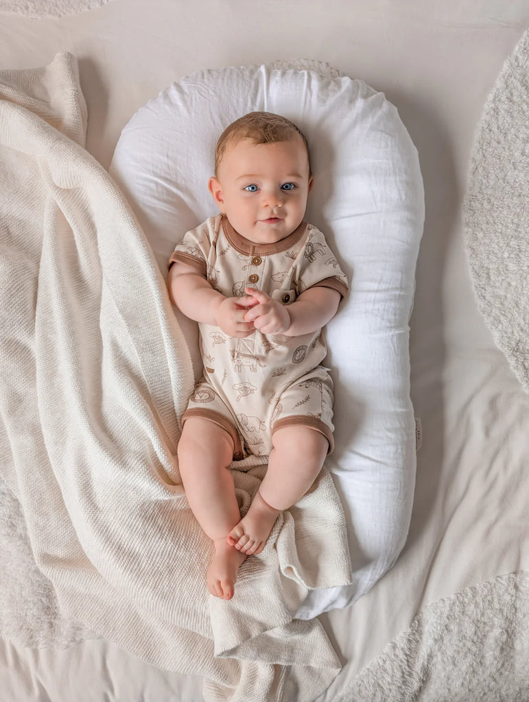 Safari Henley Romper