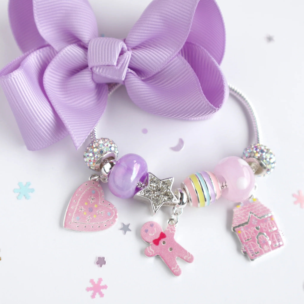 Sugar Plum Christmas Charm Bracelet