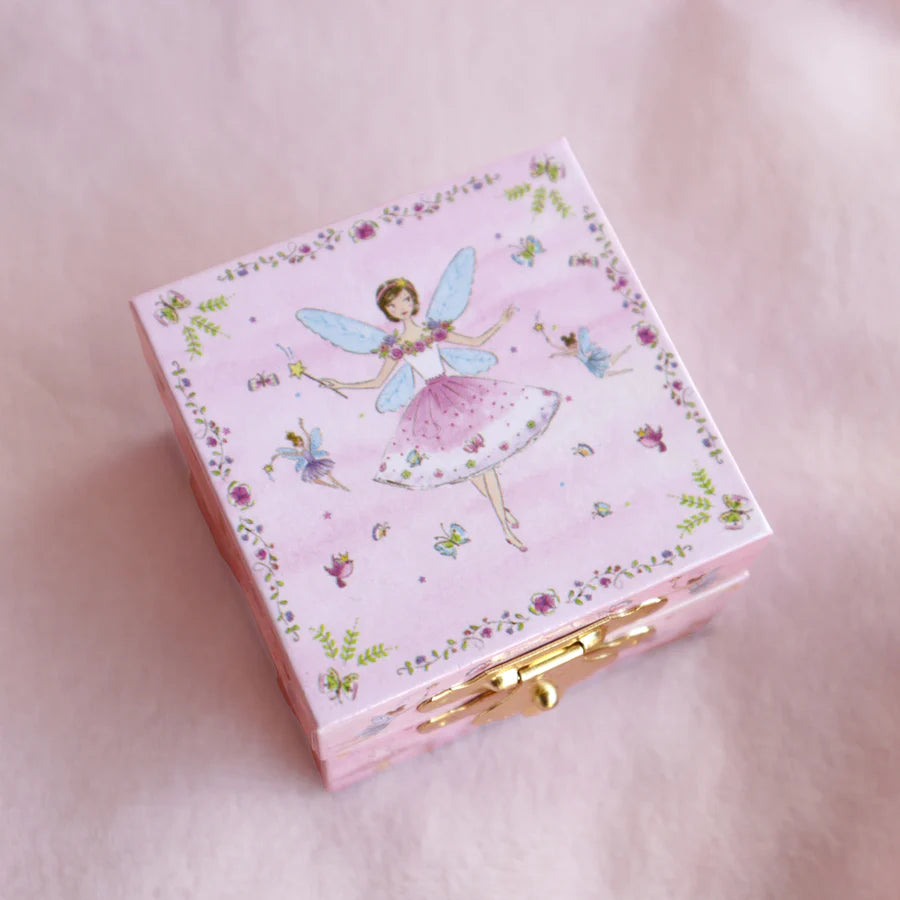 Ballet Slippers Ring in Fairy Magic Trinket Box