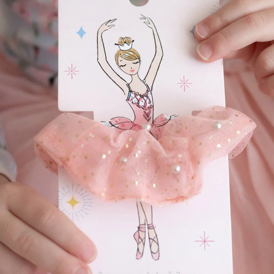 Ava Ballerina Pearl Scrunchie