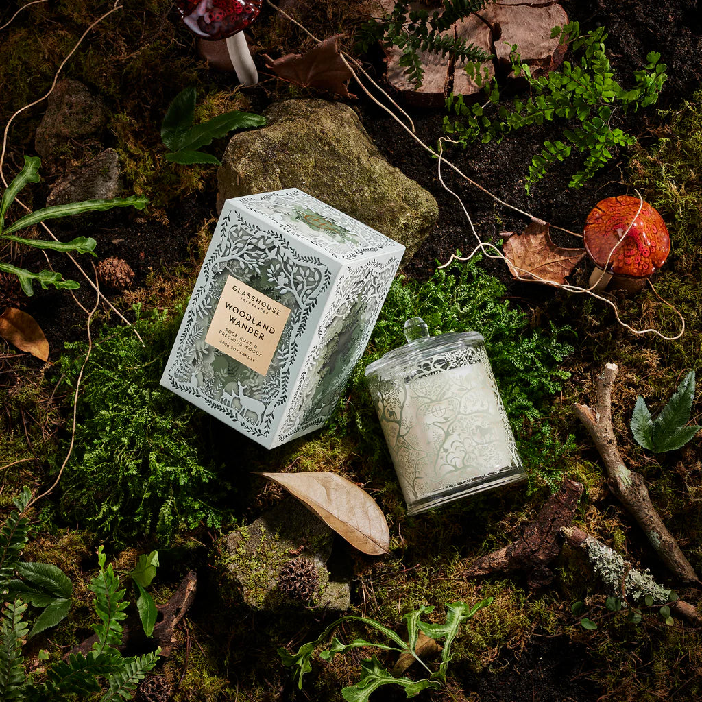 Woodland Wander - Rock Rose & Precious Woods 380g Soy Candle - LIMITED EDITION