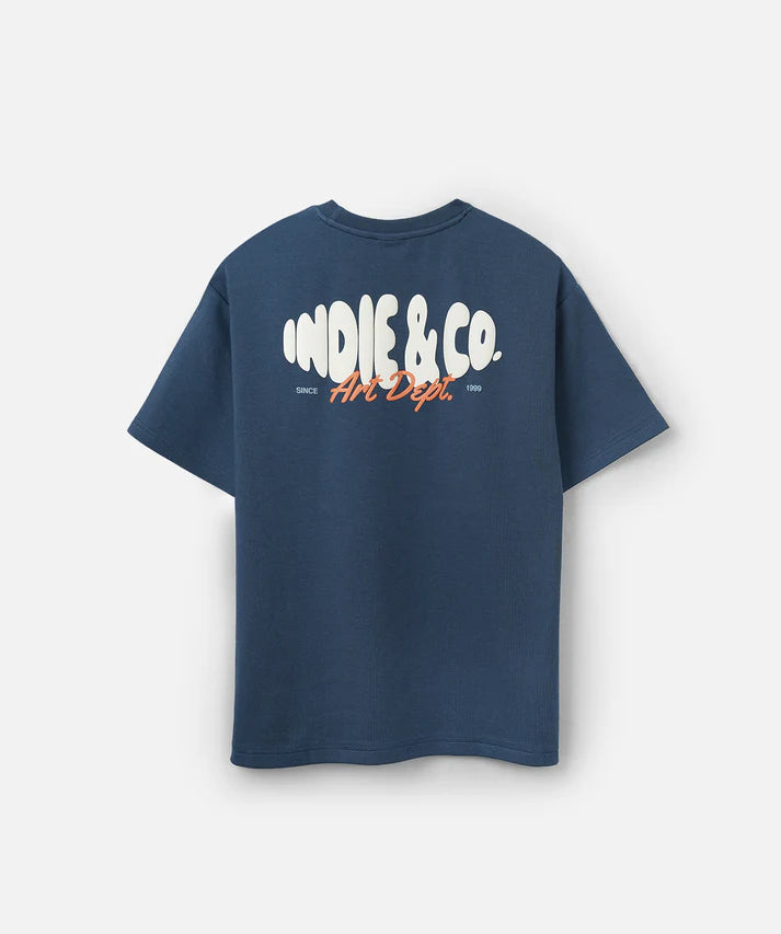 The Lennox Tee - Petrol