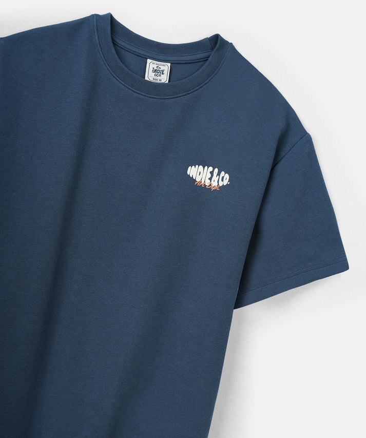 The Lennox Tee - Petrol