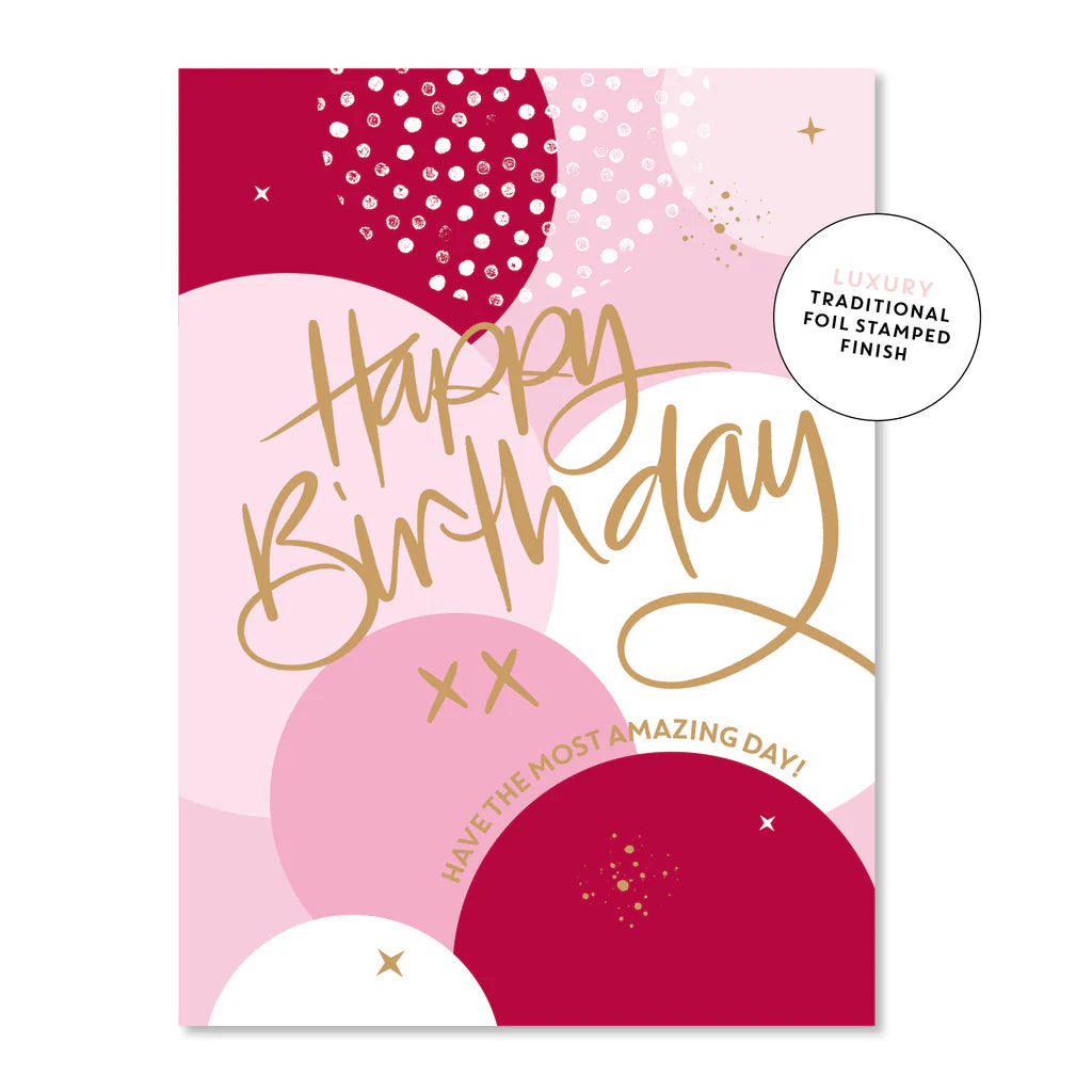 Happy Birthday Bubblegum Bubbles Card