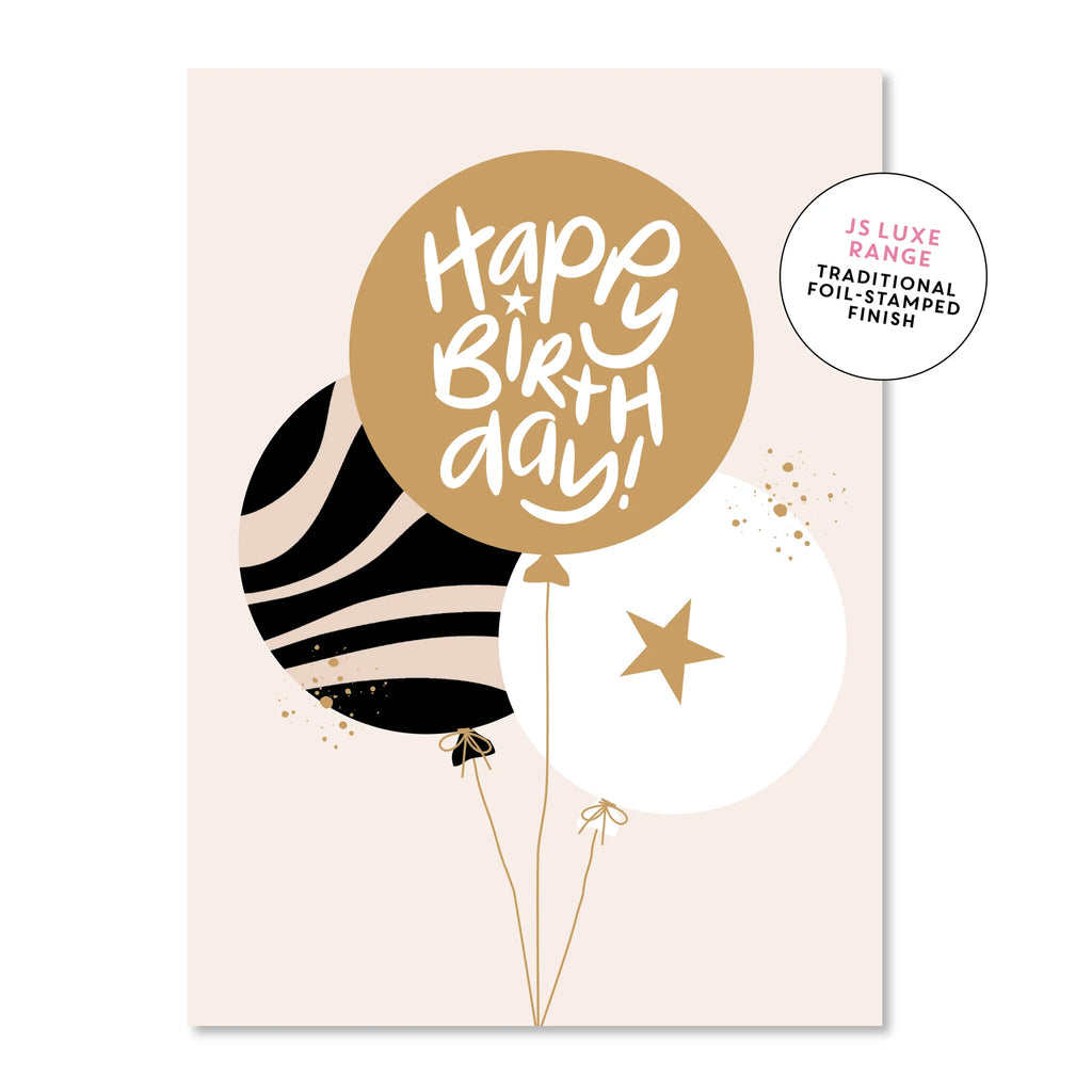 Happy Birthday Jumbo Balloons Card