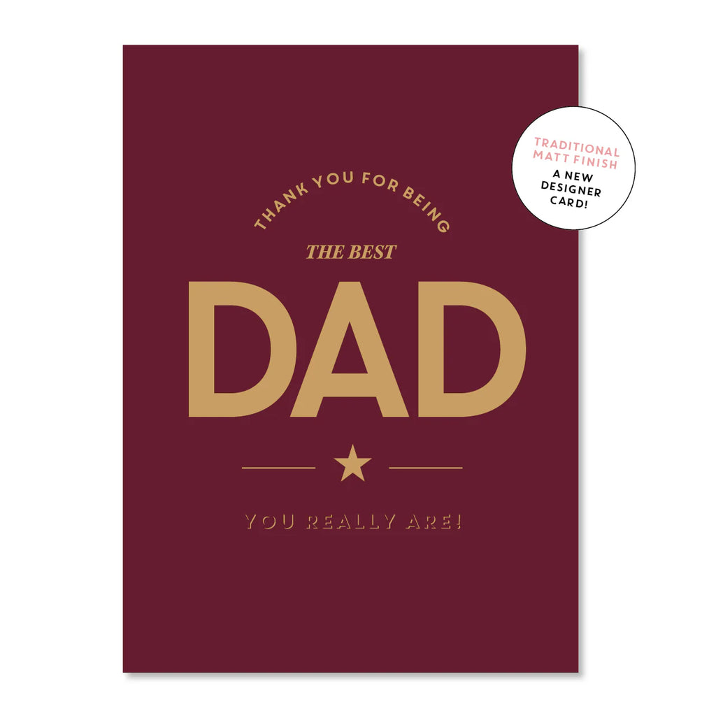 The Best Dad Card