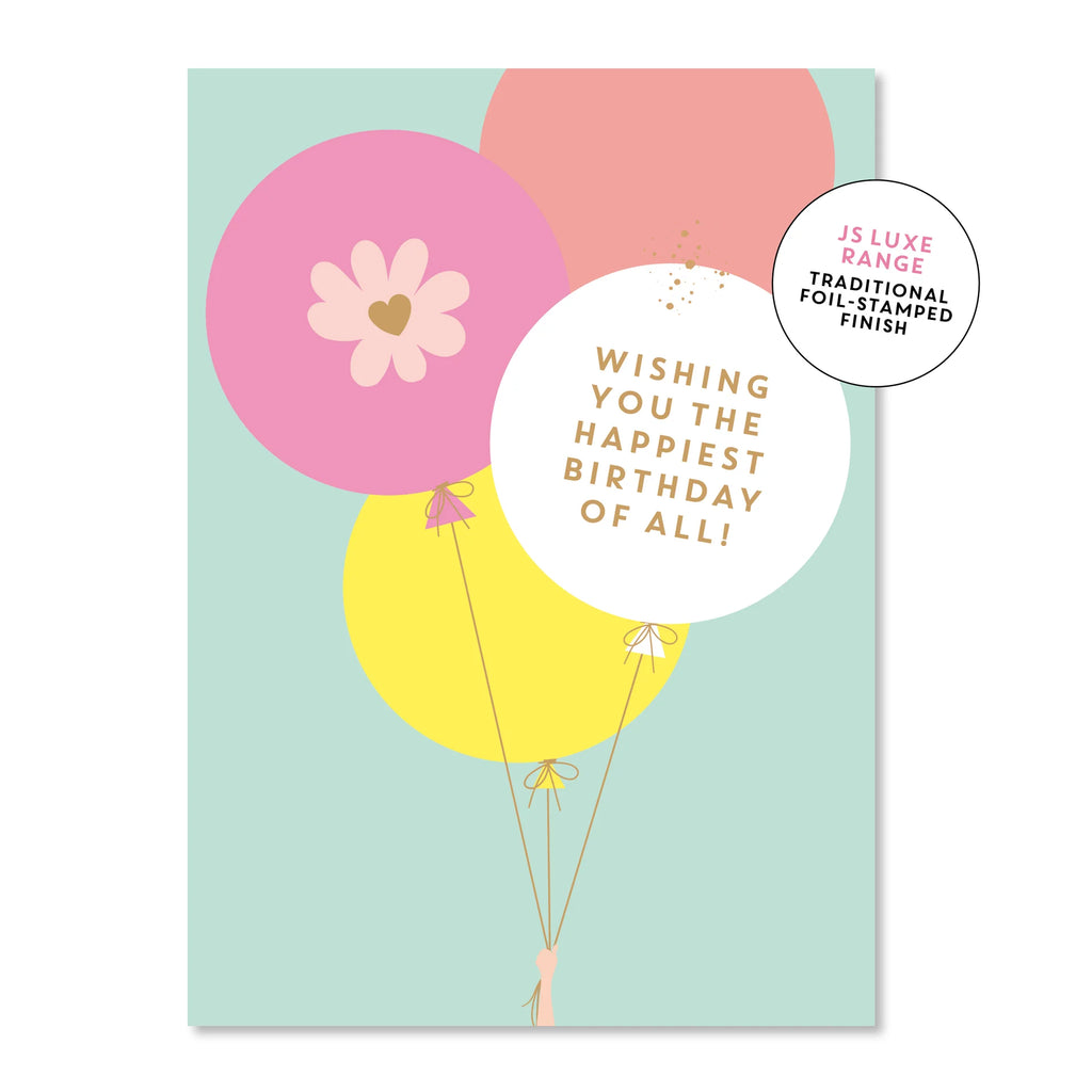 Happy Birthday Happiest Balloons Card