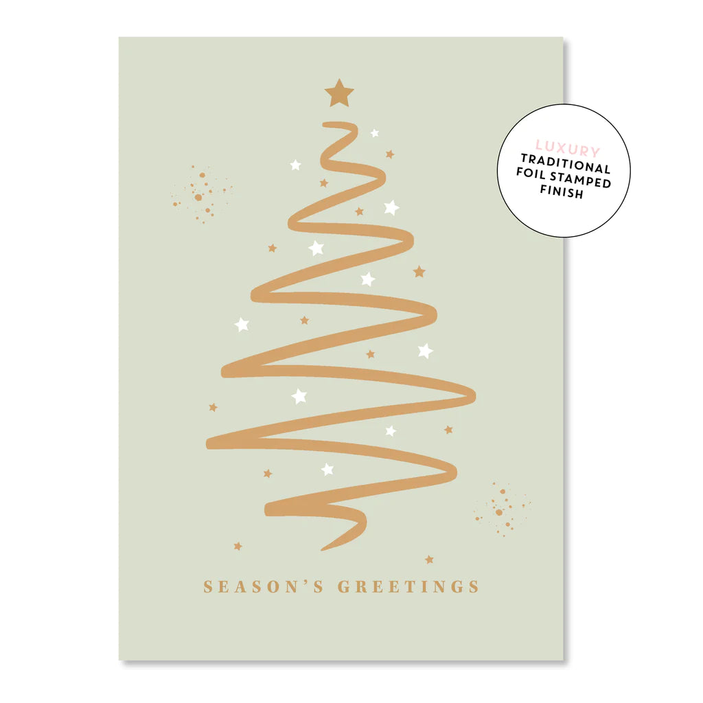 Season's Greeting Tree Card