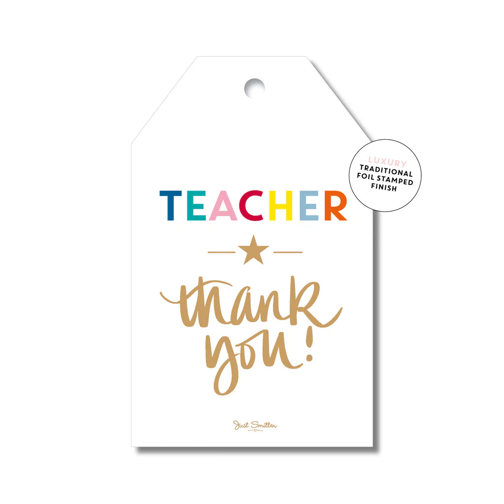 Teacher Thank You Tag