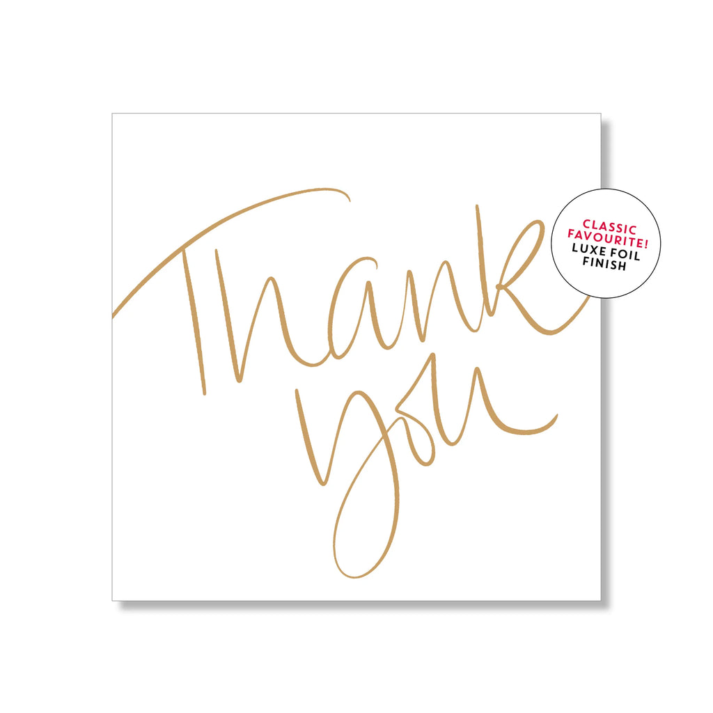 Thank You Script Card - Mini