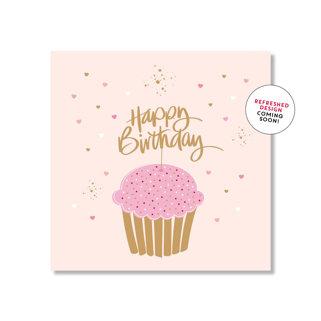 Birthday Cupcake Card - Mini