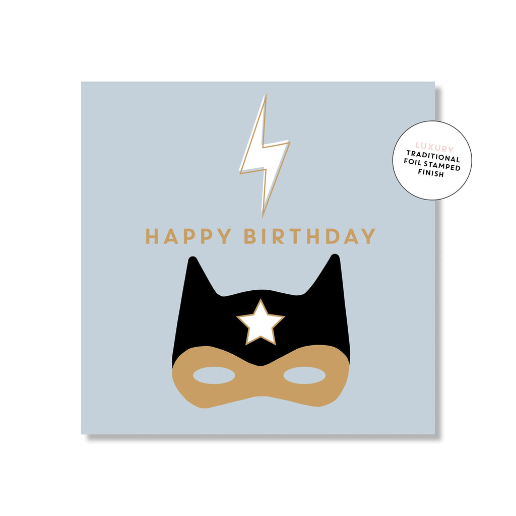 Happy Birthday Superhero Card - Mini