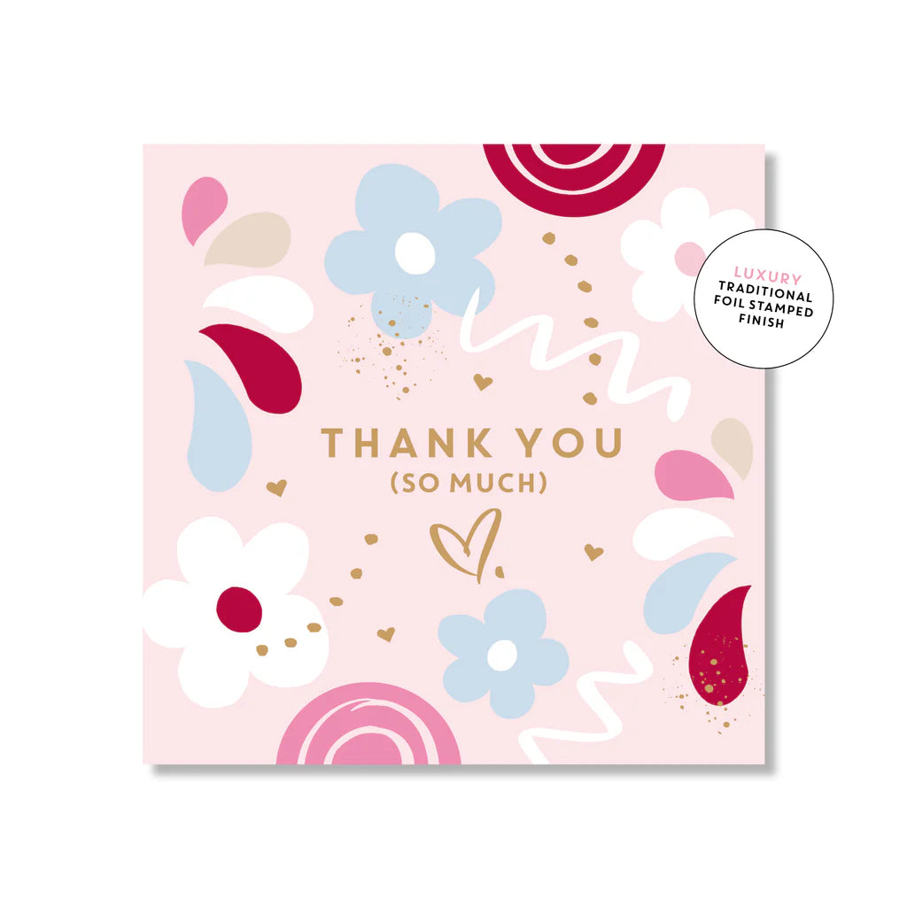 Thank You (so much) Card - Mini