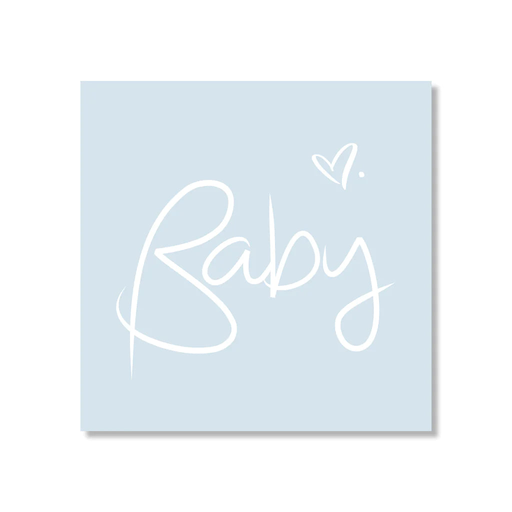 Baby Blue Card - Mini