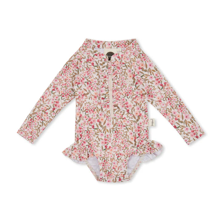 Spring Blossom Rashie Swimsuit - Size 3 & 4