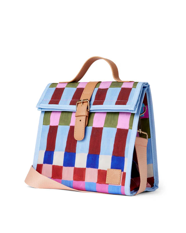 Hopscotch Satchel w/ Shoulder Strap
