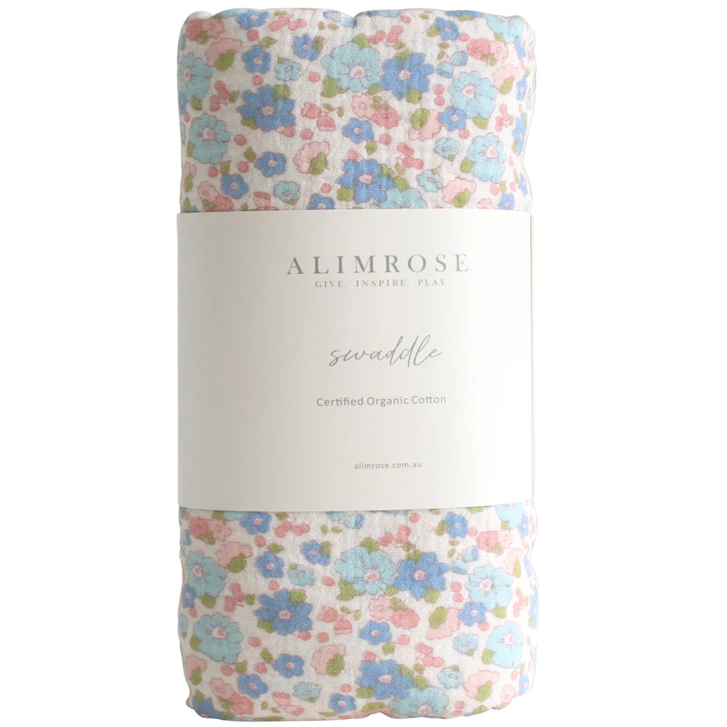 Muslin Swaddle - Liberty Blue