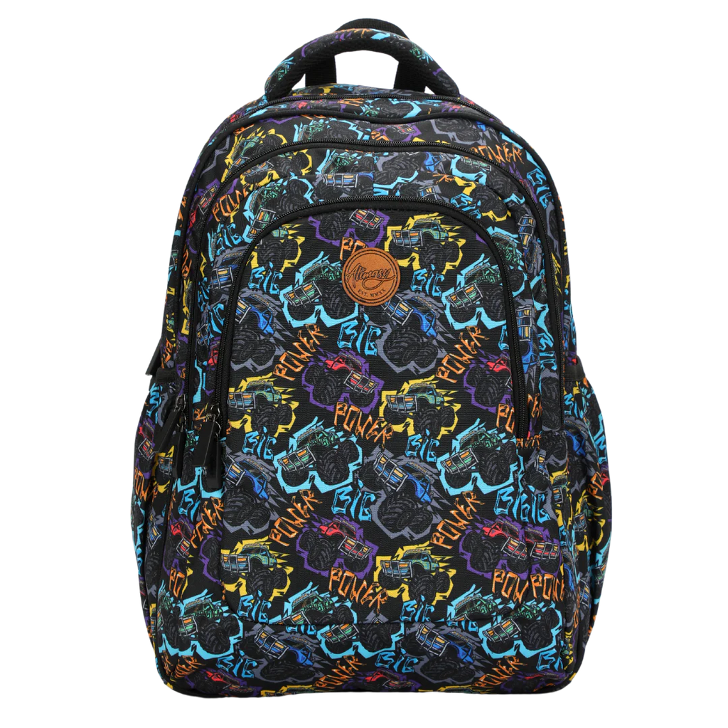 Large School Backpack - Monster Truck