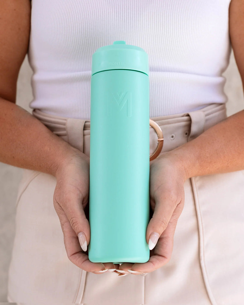 700ml Drink Bottle with Sipper Lid & Bumper - Lagoon