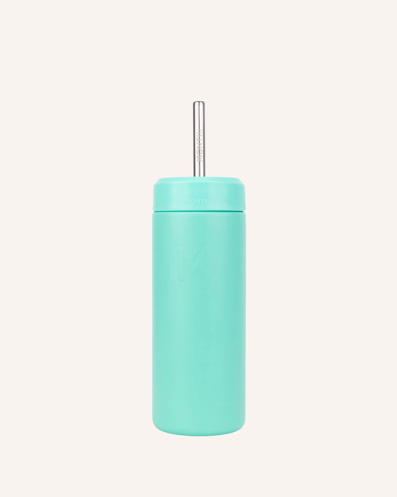 475ml Smoothie Cup with Silicone Straw - Lagoon