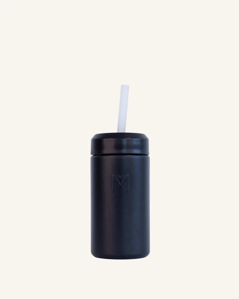 350ml Smoothie Cup with Silicone Straw - Midnight