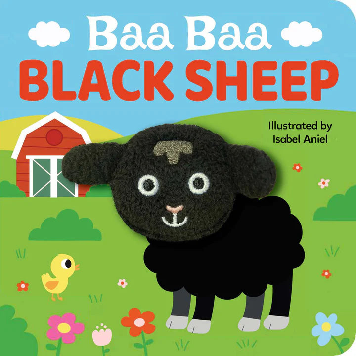 Baa, Baa, Black Sheep - Finger Puppet - Board Book