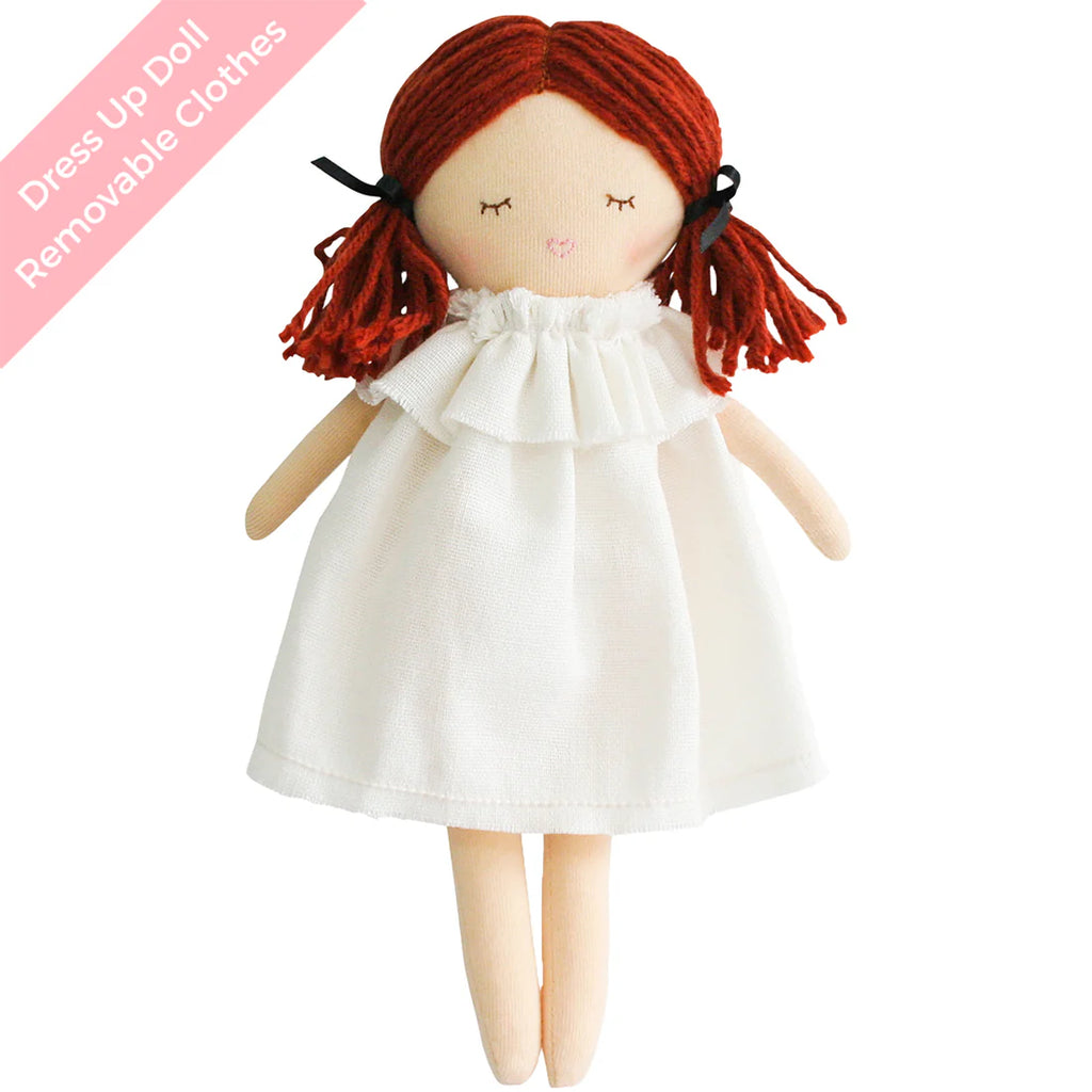 Mini Matilda Asleep/Awake Doll - Ivory