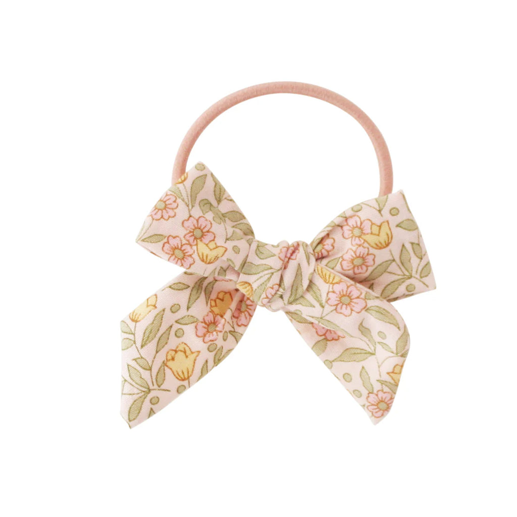 Bow Hair Ties Set - Blossom Lily Pink