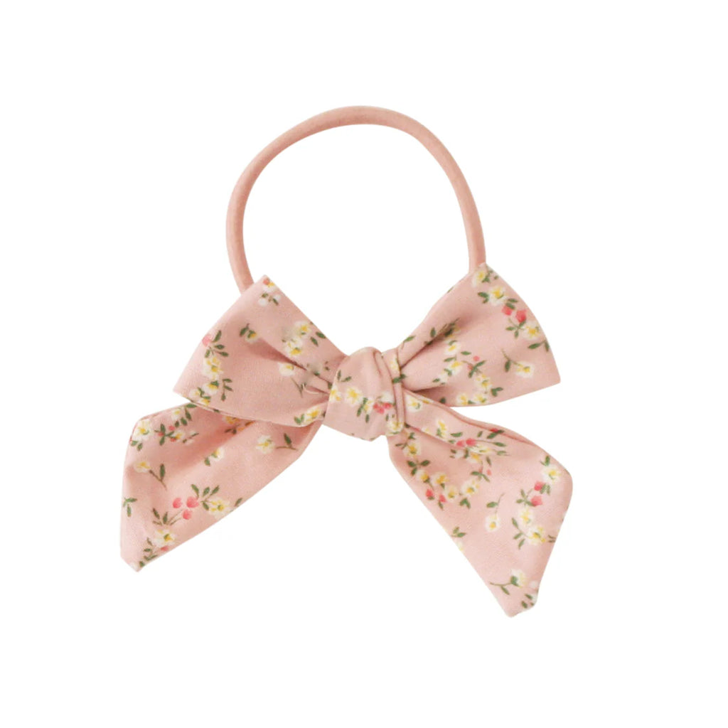 Bow Hair Ties Set - Posy Heart