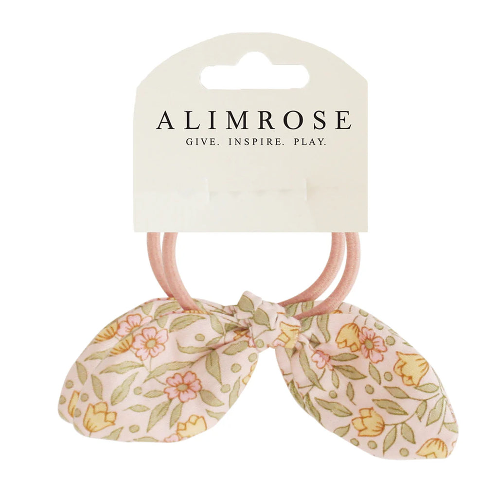 Bunny Hair Ties Set - Blossom Lily Pink