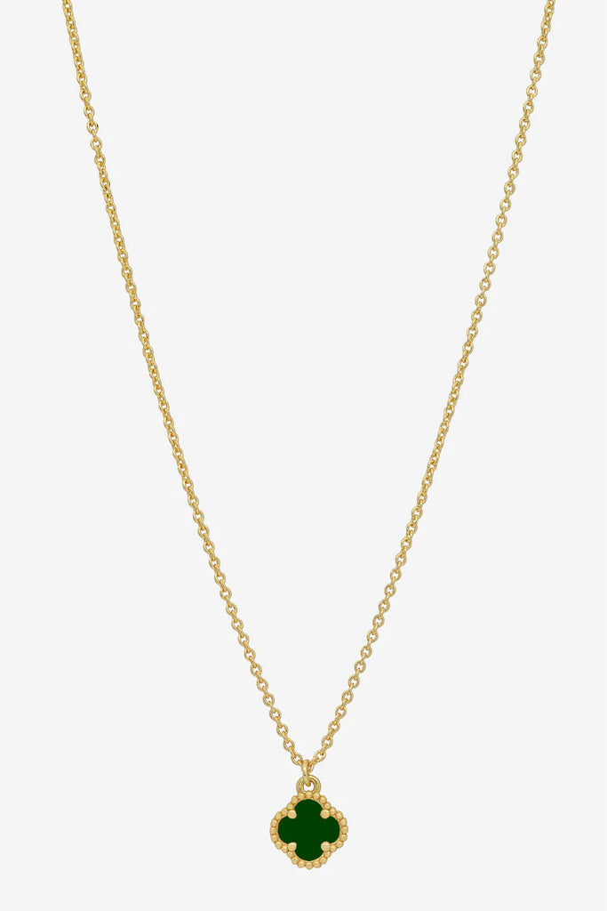 Reign Jade Necklace - Gold