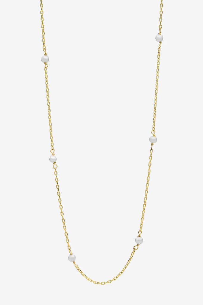 Lilibet Pearl Necklace - Gold