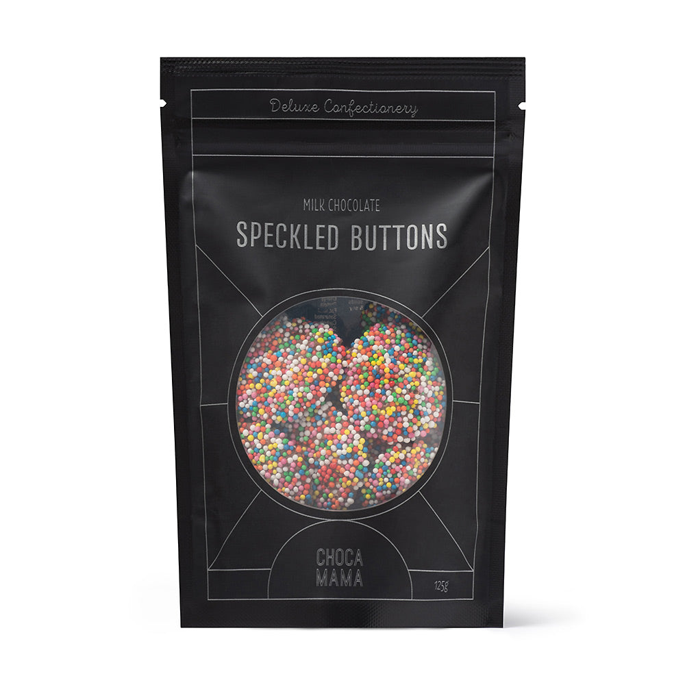 Milk Chocolate Speckled Buttons 125g