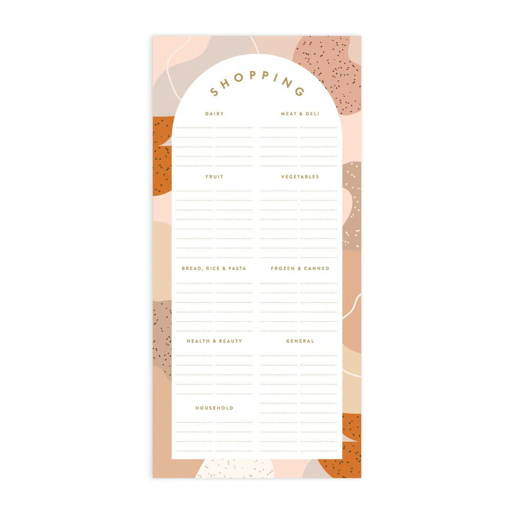 Still Life DL Magnet Notepad - Shopping List