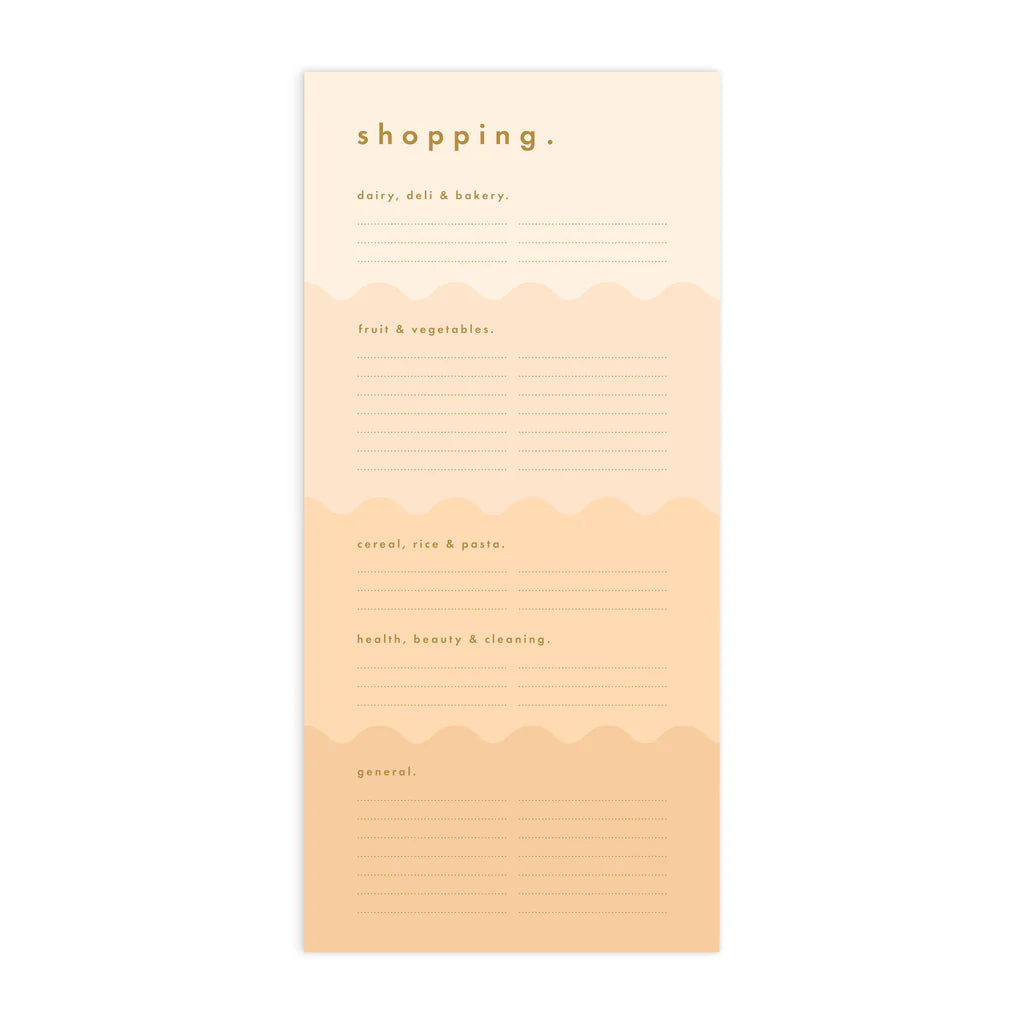 Corsica DL Magnet Notepad - Shopping List