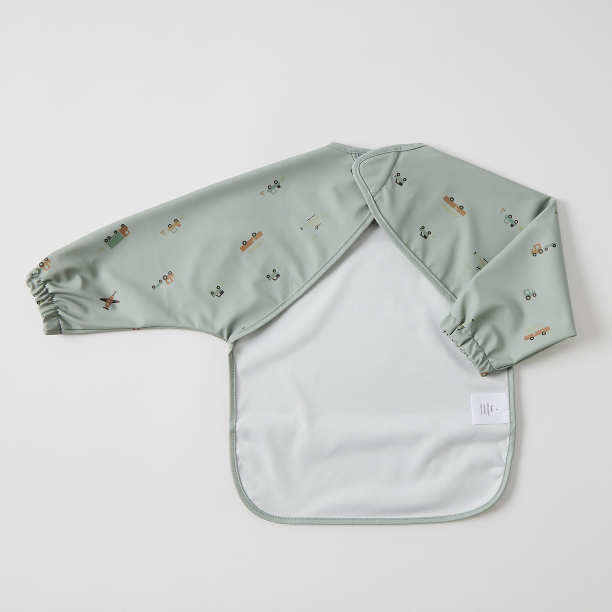 Feeding Smock with Pouch - Emergency Vehicles – Little Poppy Lane