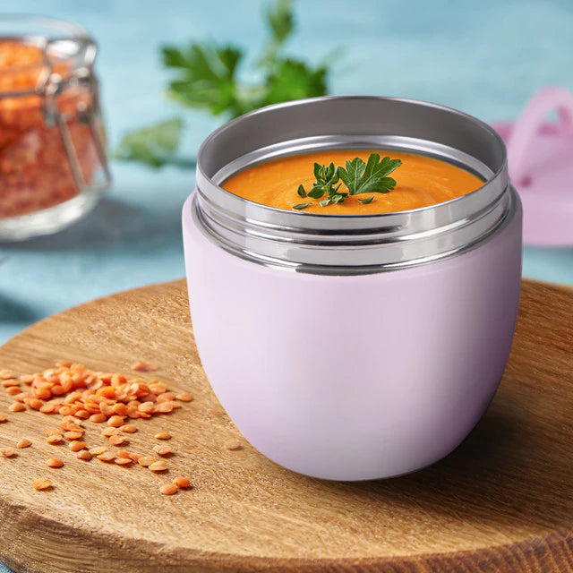 Double Wall Insulated Food Pod 470ml - Carnation