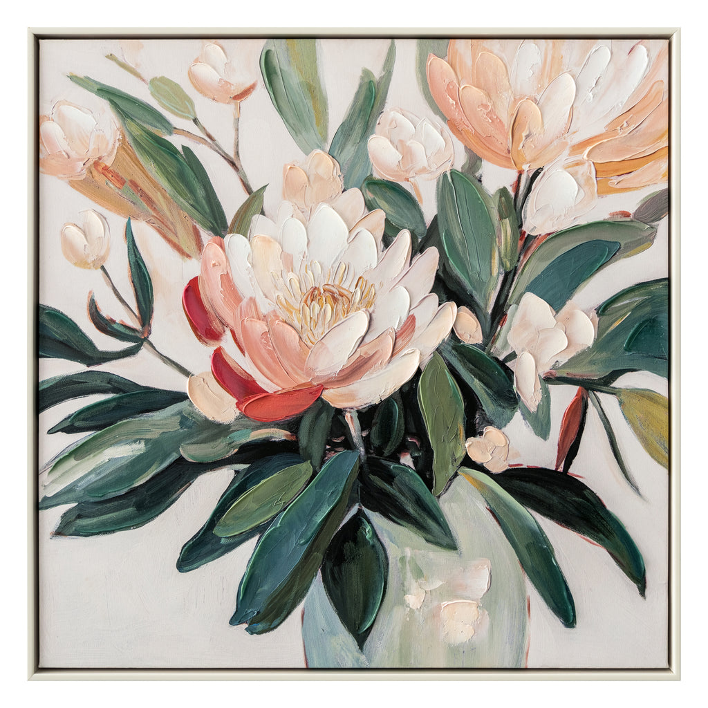 Petal Pushers Painting - Framed Canvas