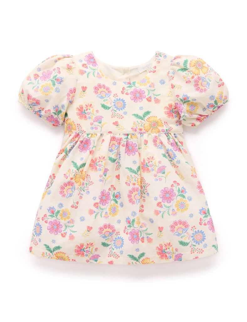Floral Linen Blend Dress