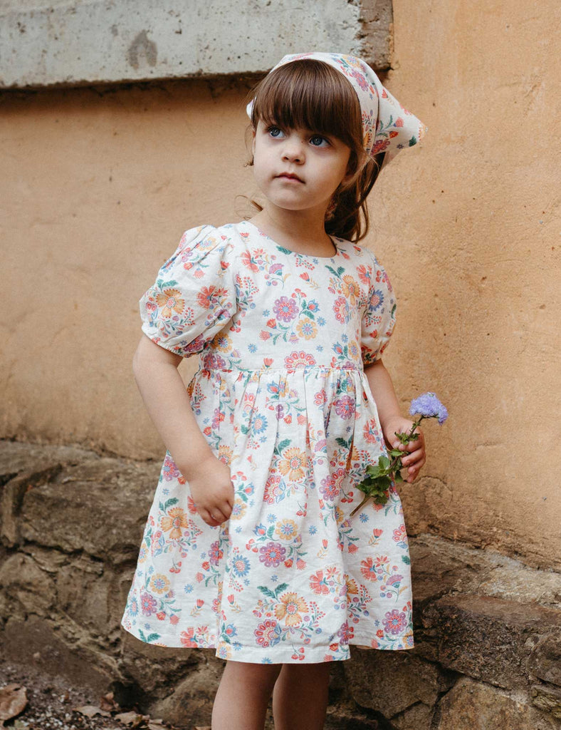 Floral Linen Blend Dress