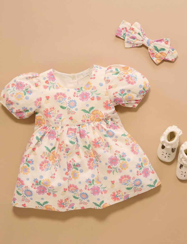 Floral Bow Headband