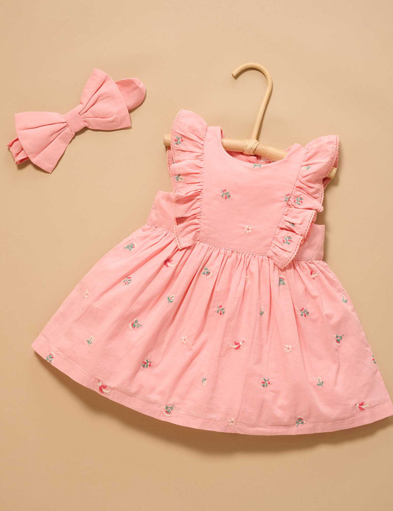 Swallow Broderie Dress