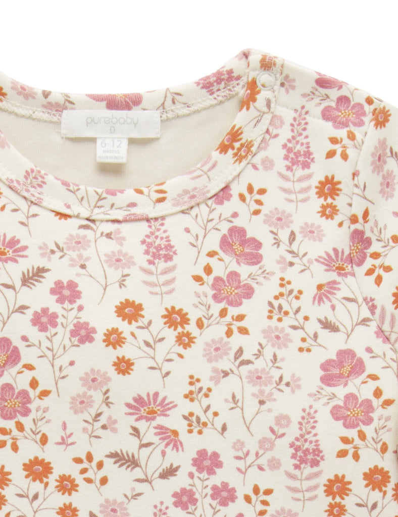 Thick Layering Top - Foxglove Floral - Size 1 and 3