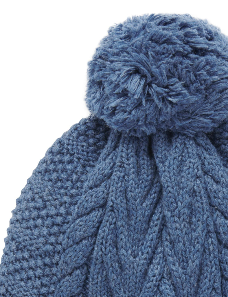 Cable Beanie - Canal Melange