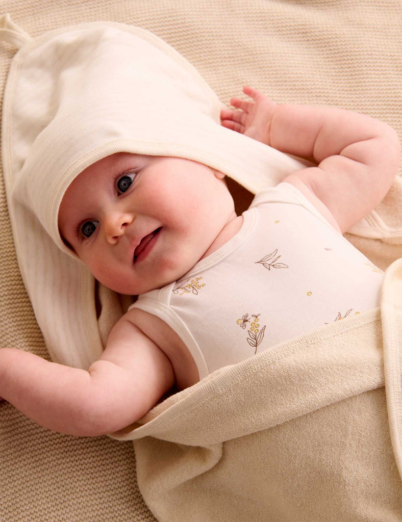 Hooded Towel - Wheat