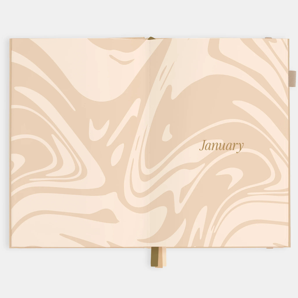 2026 A5 Horizontal Planner - Cherry Check