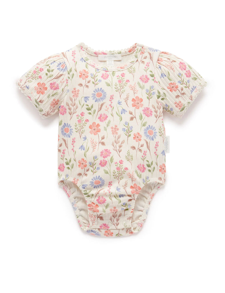 Geranium Rib Bodysuit