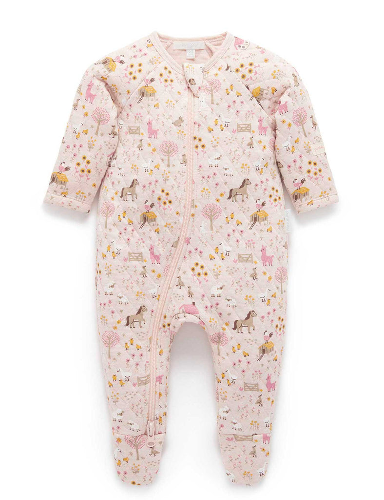 Farmhouse Quilted Growsuit