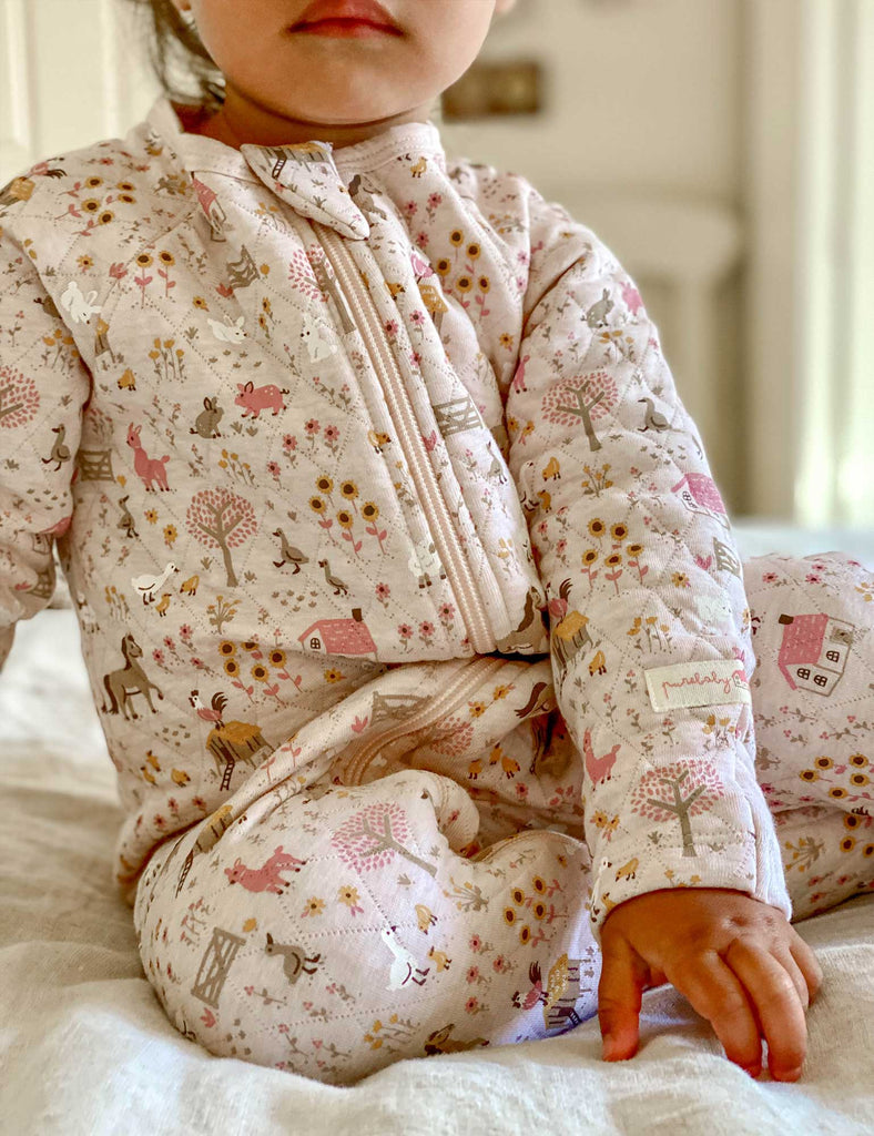 Farmhouse Quilted Growsuit